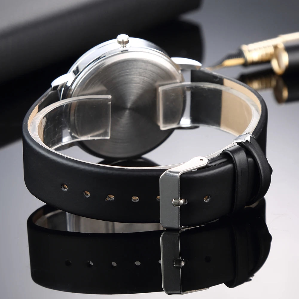 Stylish Silver Minimalist Business Ladies Watch