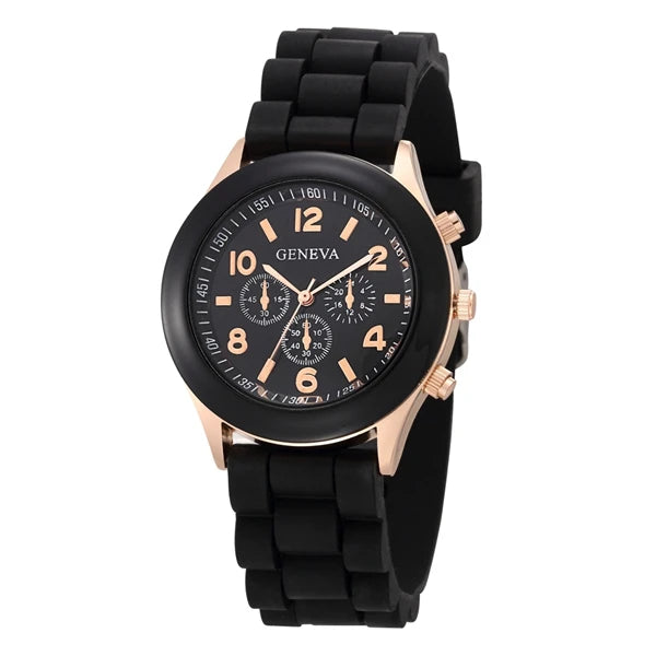 Casual woman's watch multi color choice