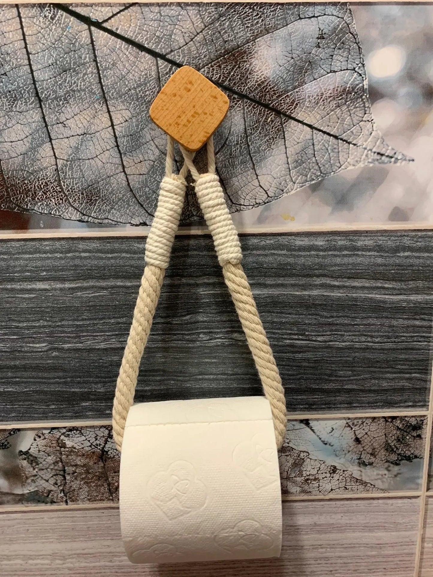 Rope Toilet Roll & Towel Holders