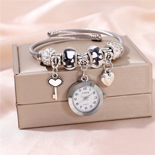 Love Pendant Women's bracelet Watch