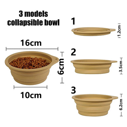 600ML Foldable Pet Drinking Bowl