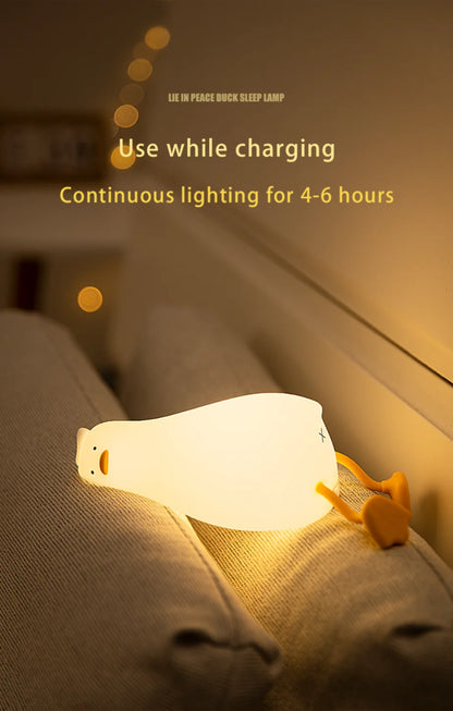 LED Squishy Duck Lamp