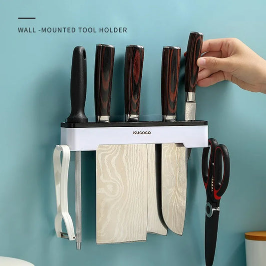 Wall Mounted Multifunctional Knife Holder