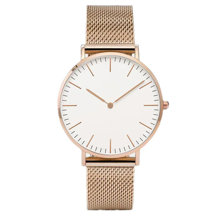 Luxury Rose Gold Watch Women Bracelet Watches